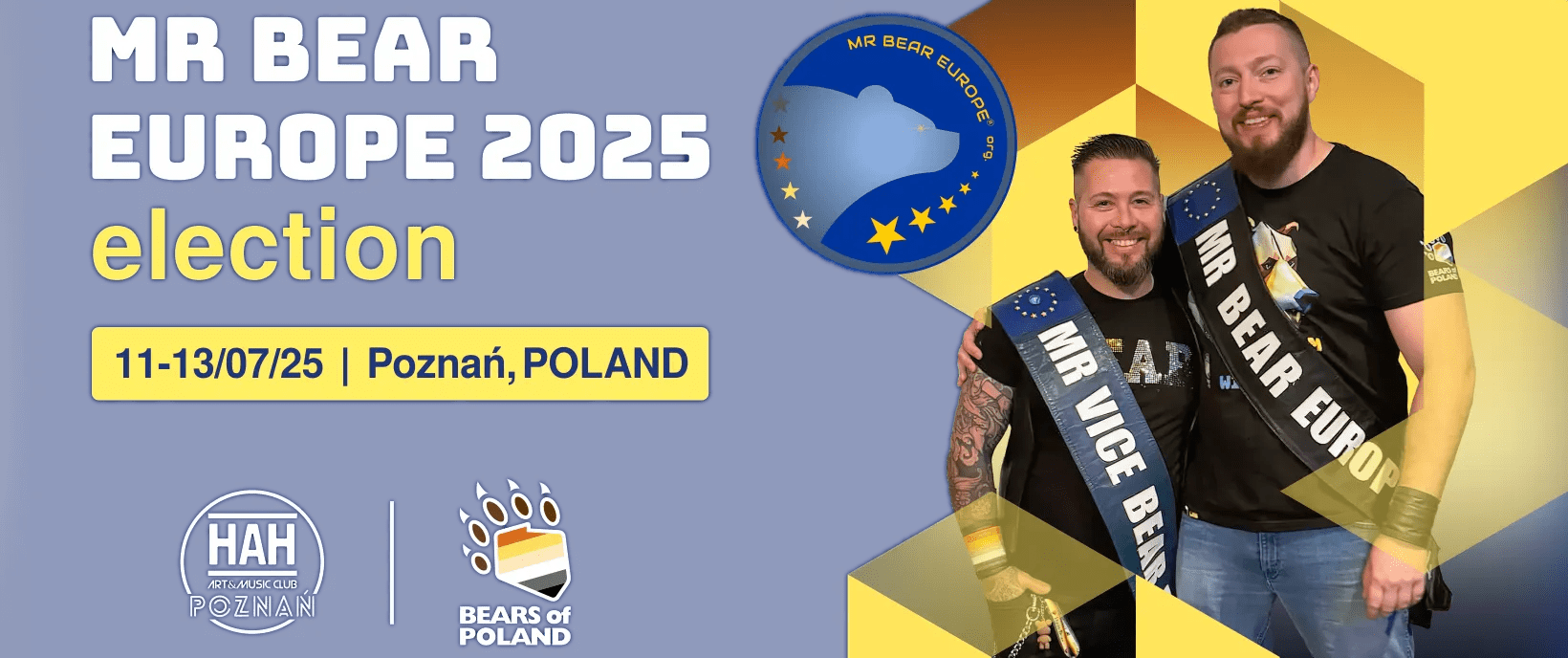 Mister Bear Europe 2025 election, 11-13/07/25, Poznań, Poland